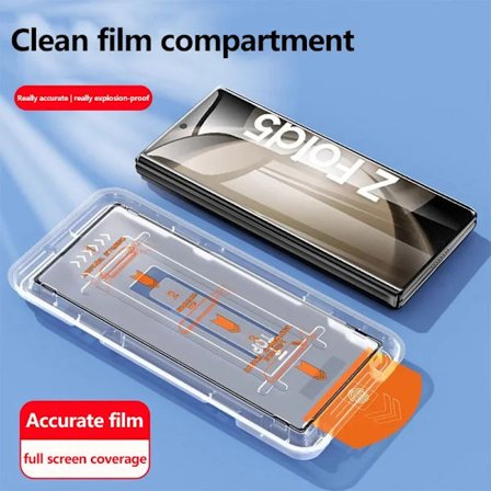 2 STK 9H HD Härdat Glas Skyddsfilm för Samsung Galaxy Z Fold 7 6 5G 5 4 3 2 Skärmskydd Enkel Installation Automatisk Dammborttagningskit