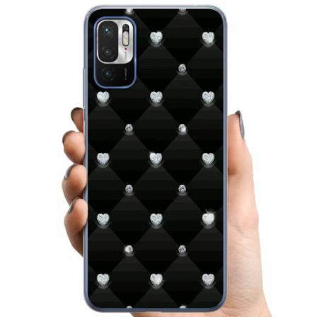 Xiaomi Redmi Note 10 5g Tpu Mobilskal Bling Heart