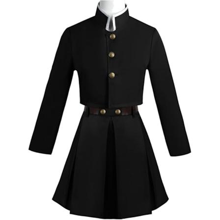 Anime Nobara Kugisaki Cosplay Kostume, Zenin Maki Uniform Skørter Frakke Uniform Kostume Sæt Karneval Party Outfit Black M