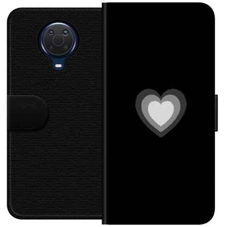 Kompatibelt Lommeboketui til Nokia Nokia G20 Soft Glow Heart