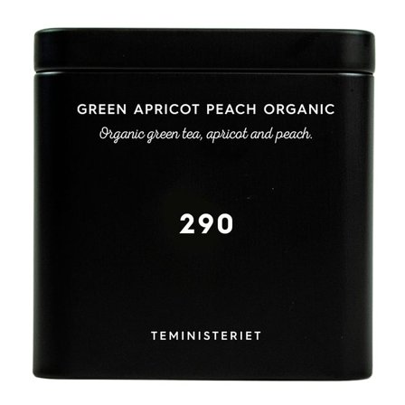 Teministeriet Signature Tea Tin 290 Green Apricot Peach Organic 100 g, Helse & Madvarer, Te, Øvrig Te