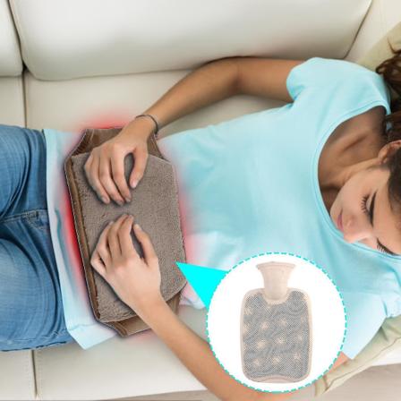 Tekoturkiskanin pitkä vyötärönsuojaus vesitäytteinen kuumavesipullo lämmin vatsan perfuusiovesi PVC kasteluvesi lämminvesipullo