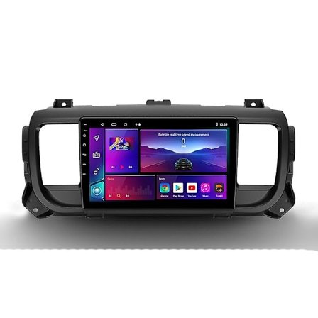 Carplay Bilradio Kompatibel med Citroen Jumpy 3 2016 - 2021 Peugeot Expert 3 2016-2021 Multimedie videoafspiller - Perfekt