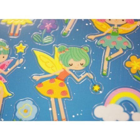 Häikäisevät tarrat - Pienet keijut - värikkäät