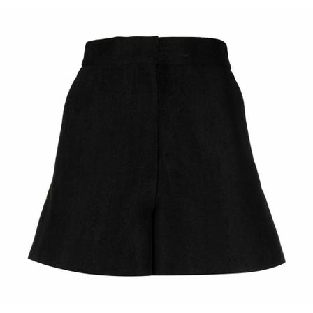 Msgm, Bermuda Mujer Czarny, Kobieta, Rozmiar: S
