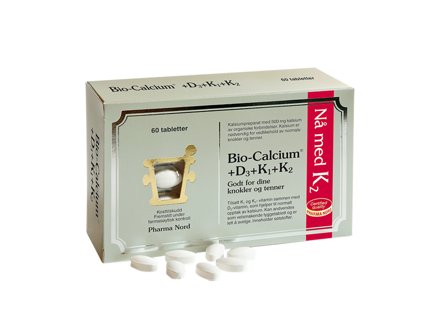 Pharma Nord Bio-Calcium +D3+K-vitamin, 60 stk.
