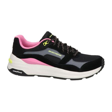 Skechers Global Jogger Full Envy Black/Multi , Zwart , Dames , Maat: 39 EU Sneakers