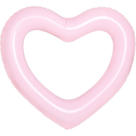 Ilmapatjat, sydämen muotoinen uimarengas, 120 cm halkaisijaltaan, uima-altaaseen