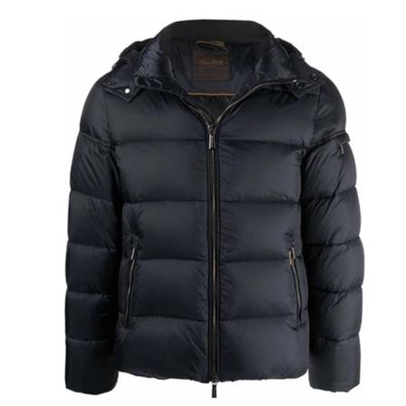 Moorer, Coat Zwart, Heren, Maat:L