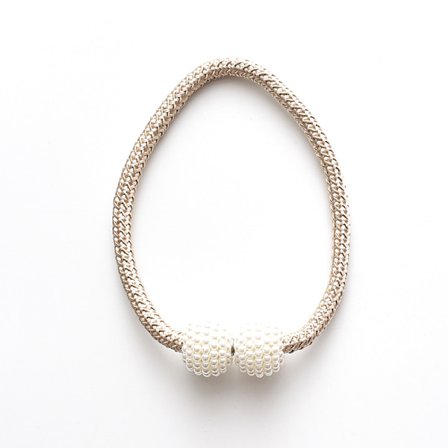 6 stk. gardinbindere (beige), magnetiske gardinbindere til vinduer