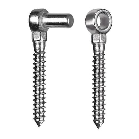 Rustfri stål trægevind bolt hængsel træhegn port bolt stolpe landbrugsport hardware tilbehør