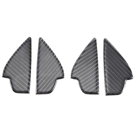 Kolfiber Interiör Dörrhandtag Skål Panel Skydd Trim för Mazda 2 3 6 Demio CX-3 CX-5 CX-7 CX-9 MX