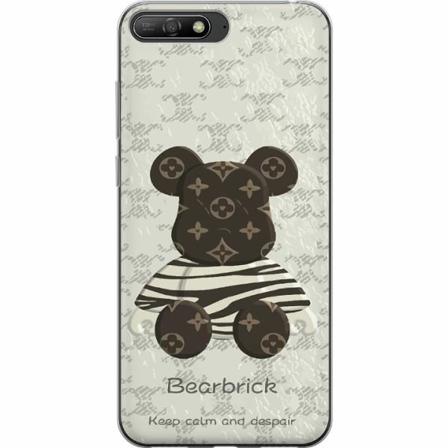 Huawei Y6 (2018) Genomskinligt Skal Brown Bear