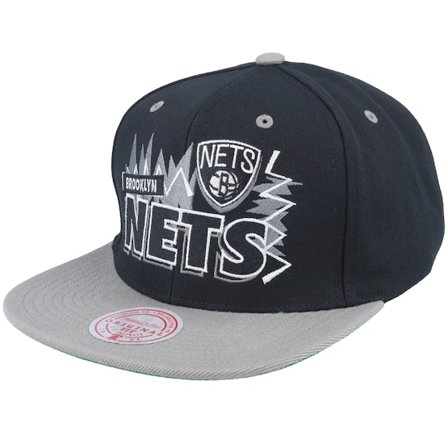 Mitchell & Ness - NBA Schwarz snapback Cap - Brooklyn Nets Buzz Black Snapback @ Hatstore