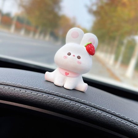 Auton sisustus Lucky Rabbit maskotti D D