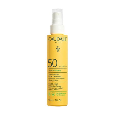 Caudalíe Vinosun Invisible High Protection Spray SPF 50 150 ml, Skincare, Solcreme, Solcreme Til Ansigtet