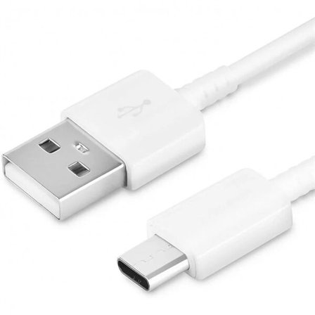 Samsung EP-DN930CWE USB-A - USB-C 3A -kaapeli 1,2 m (irtotavarana - vaihtopakkaus) - valkoinen