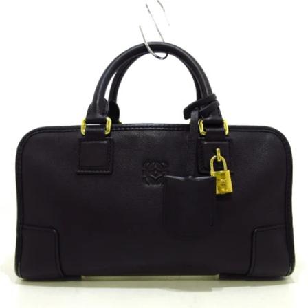 Loewe Pre-owned Pre-owned Läder handvskor svart, Dam Vintage Väskor, Dam, Storlek: ONE SIZE