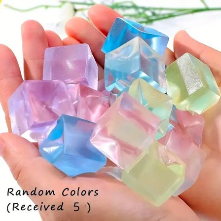 10 stk. Isbitssquishies, Tryk for Stressaflastning