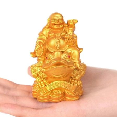 Maitreya Buddha Statue Penge Maitreya Buddha Skulptur GULD