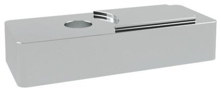 Purus 3858068 Distanskloss till plastklammer, enkel Krom, Installation