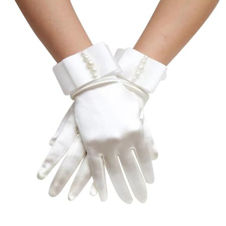 Brudhandskar Korta handskar Brudtärnatillbehör - high quality