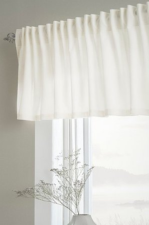 Jotex - Gordijnkast Van Velvet Wit Wit - SAVANNAH - Koop Gordijnkappen bij Jotex