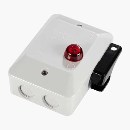 Strömbrytare 3-pol 16 A m. lampa