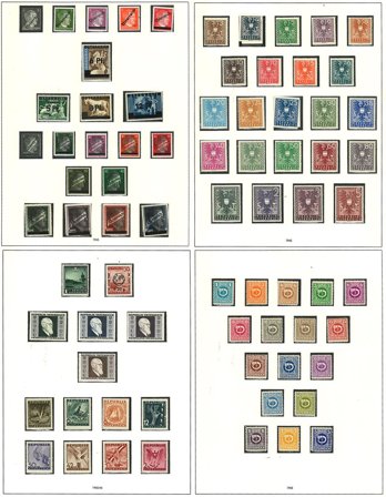 Østrig 1945-1968 - Samling i 1 fortryksalbum