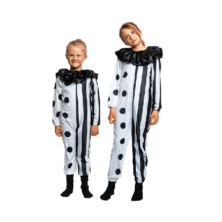 Buttericks Barndräkt, skräckclown 122/128 cl Halloween Utklädnad Unisex 122/128cl