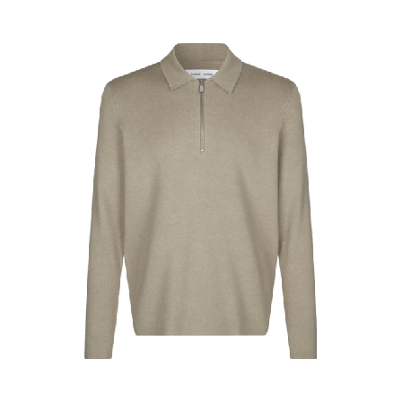 SAMSOE GUNA HALF ZIP 10490 Tröjor Herr Beige L