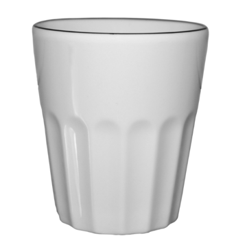 Mugg Räfflad Blocho Hel 25cl