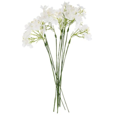 10 stk Meget realistiske plantestilker, kunstig grønt spray, DIY-materialer for bukett og vasefyll