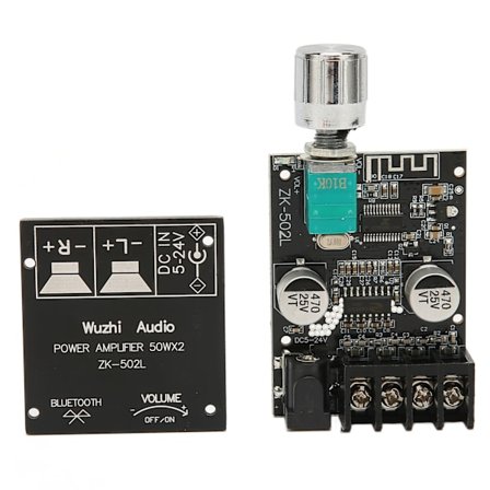 Digital Effektforstærker Board Bluetooth 5.0 Mini Stereo Effektforstærker Modul med Kontakt og Justerbar Lydstyrke