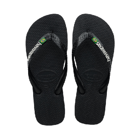 Havaianas Brasil Logo Badtofflor Herr Svart 39/40