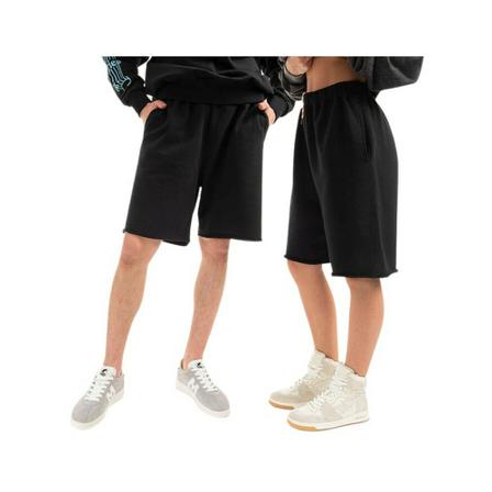 Aries, Casual Shorts Zwart, unisex, Maat:L,Cotton