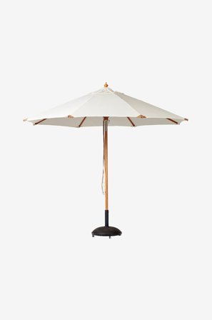 Cinas - Parasol Pomino Ø3,3 m olefin - Hvid - Parasoller - Fra Homeroom