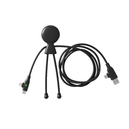 Xoopar Mr Bio Lång 60W Snabb Laddkabel Svart