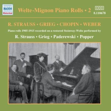 Welte-mignon piano rolls 2 NA