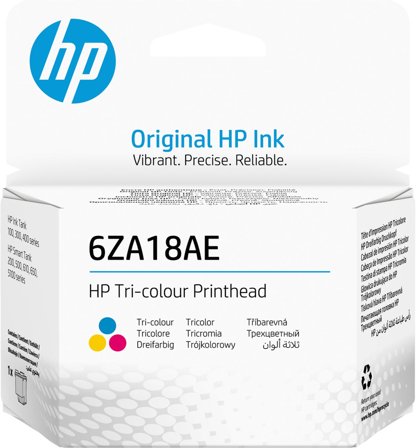 HP 6ZA18AE trefärgat skrivarhuvud, 193905589876