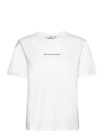 MSCH Copenhagen Mschterina Organic Small Logo Tee - White - M/L
