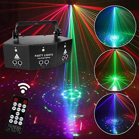 Juhlat valot Dj Disco Lavavalot Strobe Flash Effects