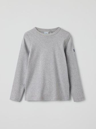 Langarm-T-Shirt - 98 - kinderbekleidung - grey - Polarn O. Pyret