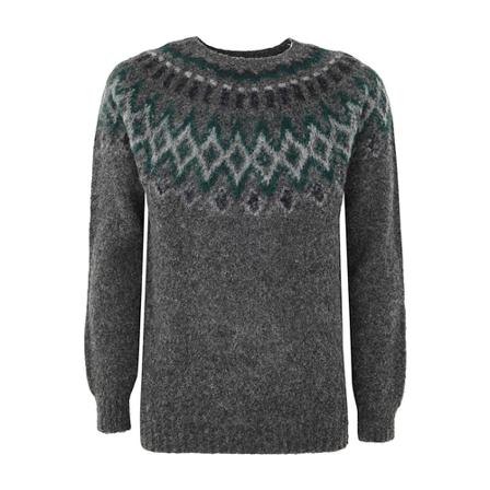 Howlin', Round-neck Knitwear Grijs, Heren, Maat:XL