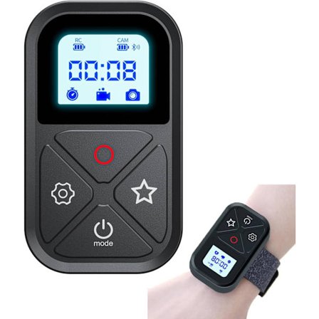 Smart trådløs fjernbetjening til GoPro Hero 13/12/11/10/9/8 Black GoPro Max, til GoPro Hero 13/12/11/10/9/8/MAX Black