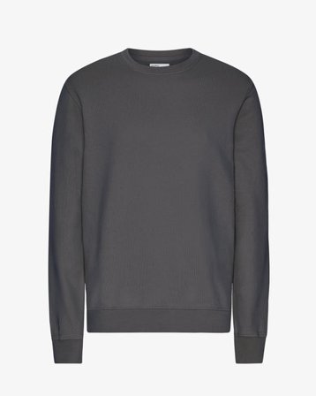 Classic Organic Crew - Lava Grey - Male - 2XL