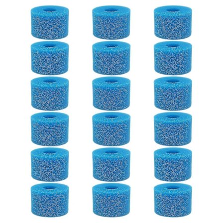 18 kpl Uudelleenkäytettäviä Pestäviä Vaahtosuodattimia Pure Spa -porealtaaseen S1-tyyppi