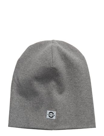 Cotton Hat - Solid Accessories Headwear Hats Beanies Grå Mikk-Line