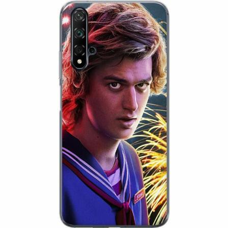 Huawei Nova 5t Genomskinligt Skal Stranger Things - Steve Harr