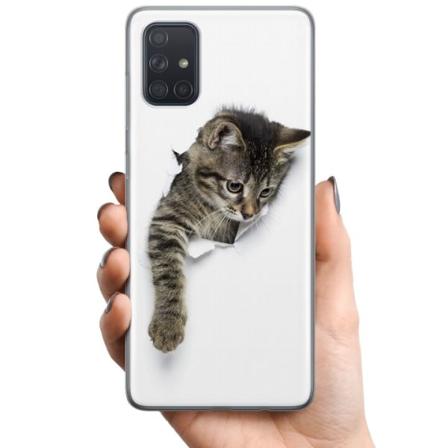 Samsung Galaxy A71 TPU Mobilcover Nysgerrig Killing
